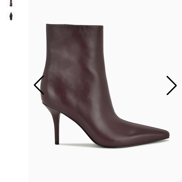 Nine West Dark Burgundy Heeled Boots - Picture 7 of 7